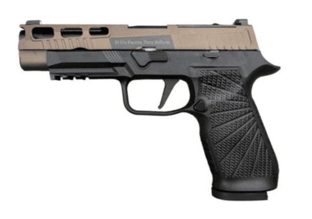 Para Bellum P320 4.7" Pro WC Custom Gas Blowback Pistol (Black / Bronze) - All Airsoft Gas Pistols
