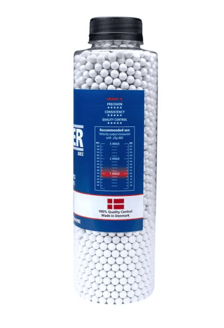 Alpha Blaster BBs, 0.20g, 3300 pcs, bottle - Airsoft BB Ammo .20g to .25g - view 2