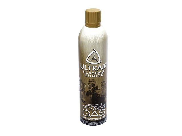 ULTRAIR Power airsoft green Gas without silicone 570 ml gold can - Airsoft Green Gas and CO2