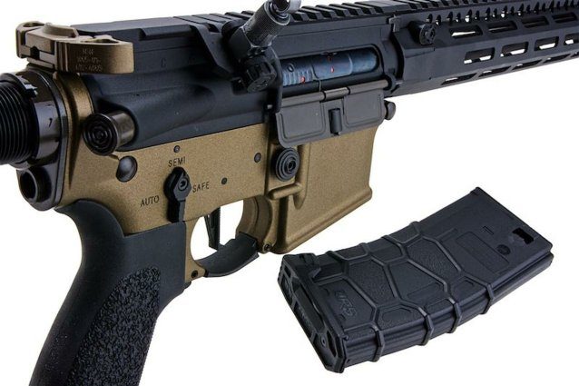 VFC Avalon Machete DMR AEG (Built-in Gate Aster ETU) - TAN + Black - VFC - view 5