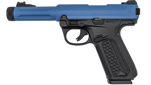 Action Army AAP-01 GBB Full/Semi Auto Pistol - Blue - Airsoft G Series / EU Series