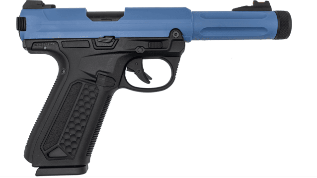 Action Army AAP-01 GBB Full/Semi Auto Pistol - Blue - Airsoft G Series / EU Series - view 2