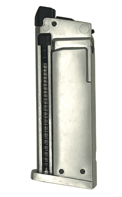 WE CT25 Gas Magazine (8 Rounds - Silver) - Airsoft Pistol Magazines