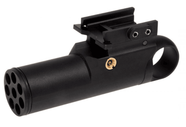 Zoxna Mini Launcher (Rifle/Pistol - 40 Rounds - Black - V2) - Airsoft Grenade Launchers