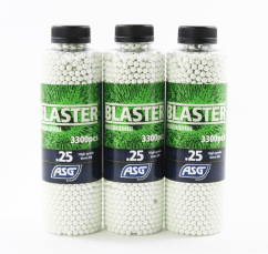 ASG BLASTER .25G AIRSOFT BB'S  PACK OF 3 BUNDLE