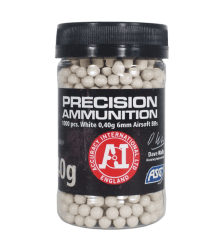 ASG Accuracy Int., 0.40g airsoft BB, 1000 pcs. bottle