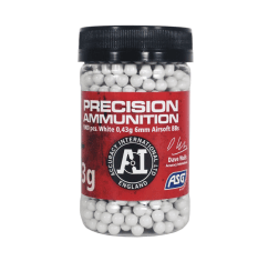 ASG Accuracy Int., 0.43g airsoft BB, 1000 pcs. bottle