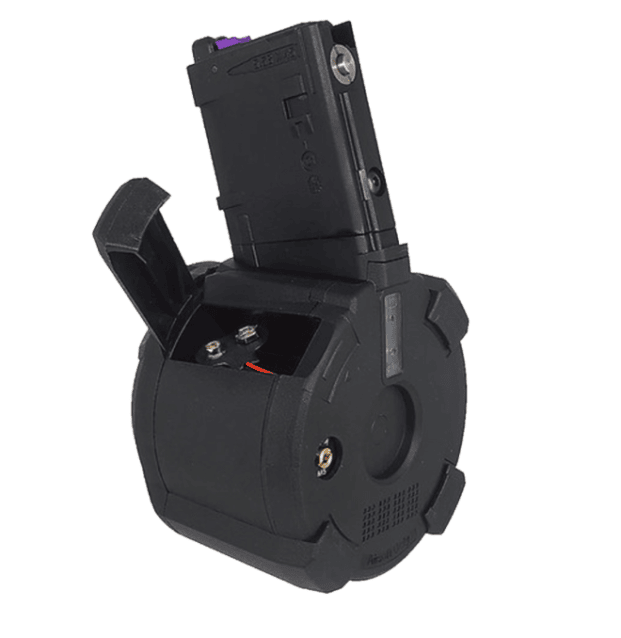 Cyma MWS D500 Gas/HPA 500 Rds Drum Magazine for M4 MWS System Rifles - Airsoft GBB Rifle Magazines - view 3