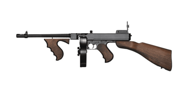 Ares Thompson Chicago AEG EBB (Real Wood - Drum Mag) - Ares Airsoft - view 4
