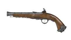 HFC Pirate Flintlock Gas Pistol (18th Century - HG-502GN - Silver)
