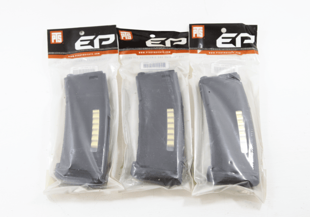 Epm 150rds aeg enhanced polymer magazine black - pts Multibuy Pack of 3 Bundle - Airsoft AEG Magazines