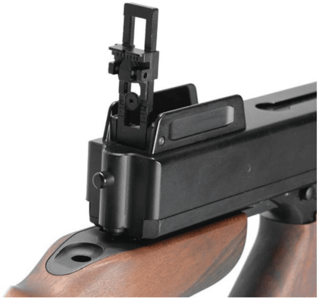 Ares Thompson Chicago AEG EBB (Real Wood - Drum Mag. - SMG-006) - Airsoft Guns Used In Movies / Games - view 3