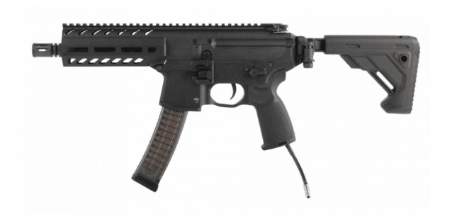 Sig Sauer MCX MPX - Black - HPA with a Wolverine Inferno 2 Spartan Edition - HPA Airsoft Rifles