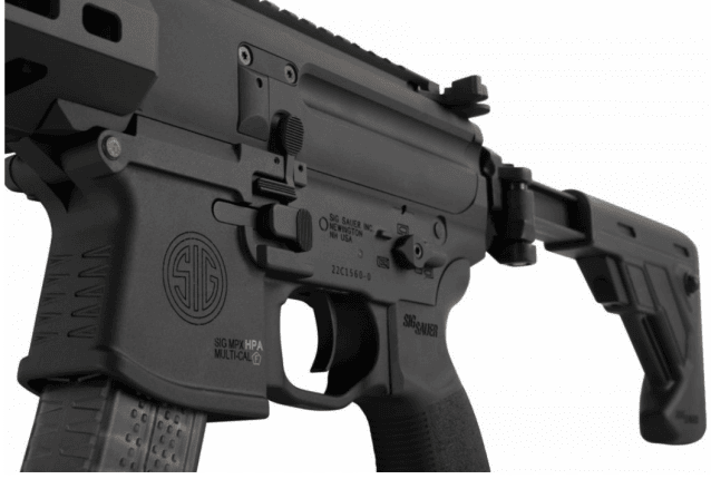 Sig Sauer MCX MPX - Black - HPA with a Wolverine Inferno 2 Spartan Edition - HPA Airsoft Rifles - view 4
