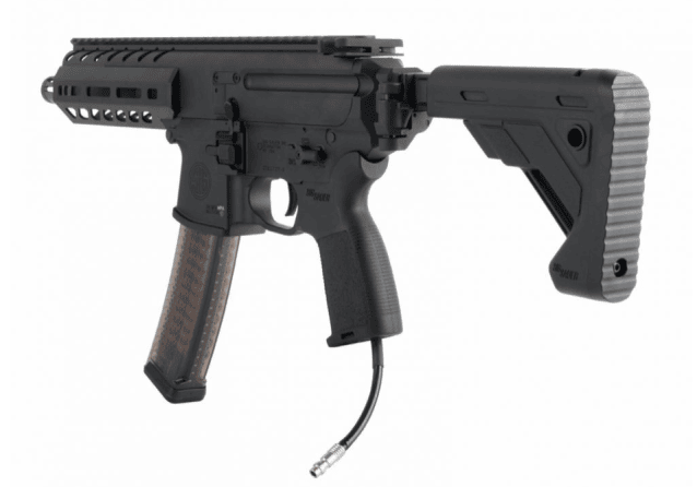 Sig Sauer MCX MPX - Black - HPA with a Wolverine Inferno 2 Spartan Edition - HPA Airsoft Rifles - view 6