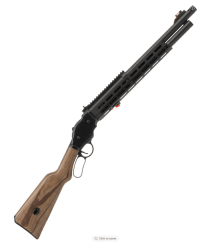 Golden Eagle M1887 Gas Shell Ejecting Lever-Action Shotgun; Space Cowboy, Black