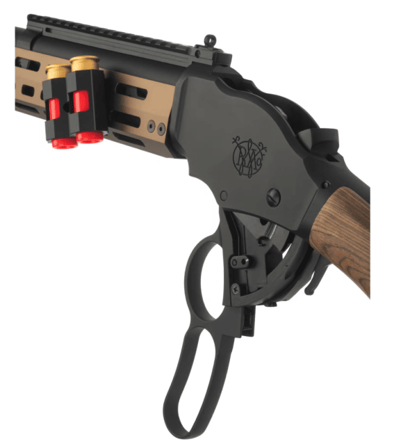 Golden Eagle M1887 Gas Shell Ejecting Lever-Action Shotgun; Space Cowboy, Black / Bronze - Golden Eagle - view 2