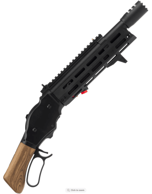 Golden Eagle M1887 Gas Shell Ejecting Lever-Action Shotgun; Space Shorty, Black - Golden Eagle - view 2