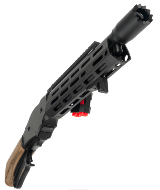 Golden Eagle M1887 Gas Shell Ejecting Lever-Action Shotgun; Space Shorty, Black - Golden Eagle - view 3