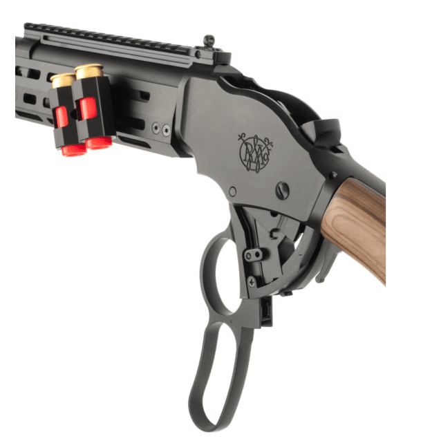 Golden Eagle M1887 Gas Shell Ejecting Lever-Action Shotgun; Space Shorty, Black - Golden Eagle - view 5