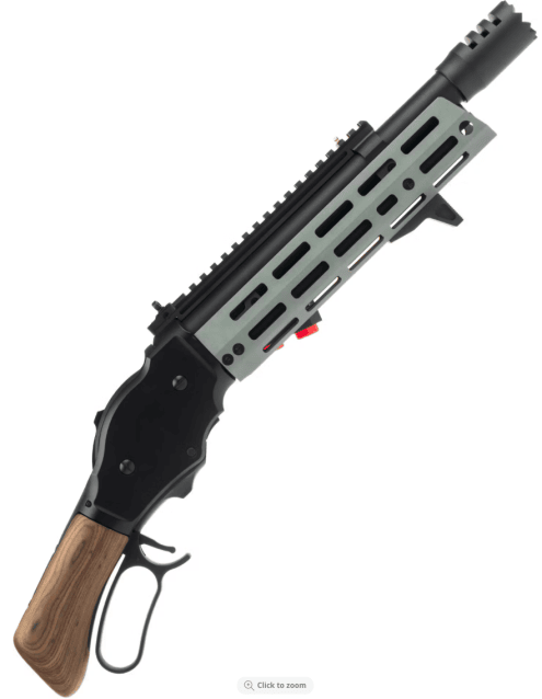 Golden Eagle M1887 Gas Shell Ejecting Lever-Action Shotgun; Space Shorty, Black / Grey - Golden Eagle - view 2