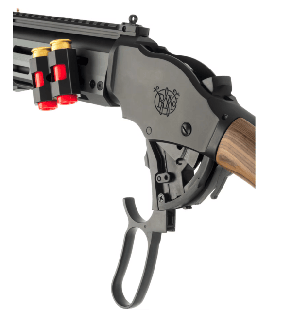 Golden Eagle M1887 Gas Shell Ejecting Lever-Action Shotgun; Space Shorty, Black / Grey - Golden Eagle - view 5