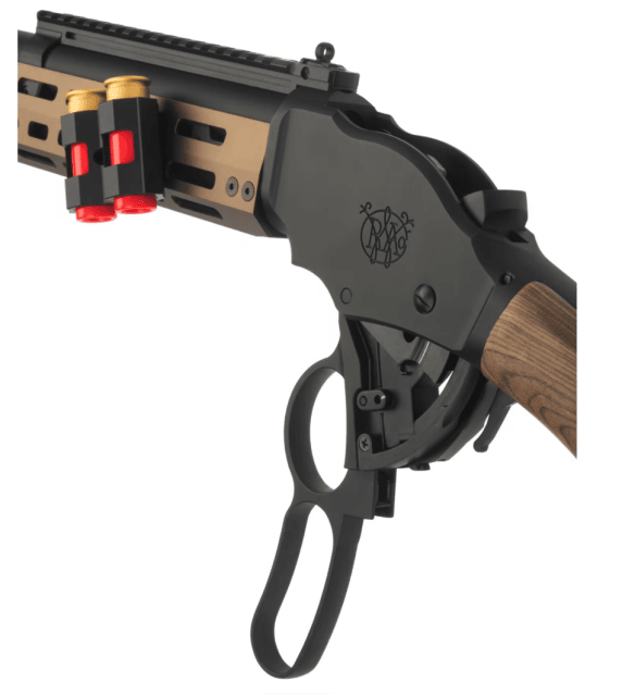 Golden Eagle M1887 Gas Shell Ejecting Lever-Action Shotgun; Space Shorty, Black / Bronze - Golden Eagle - view 6