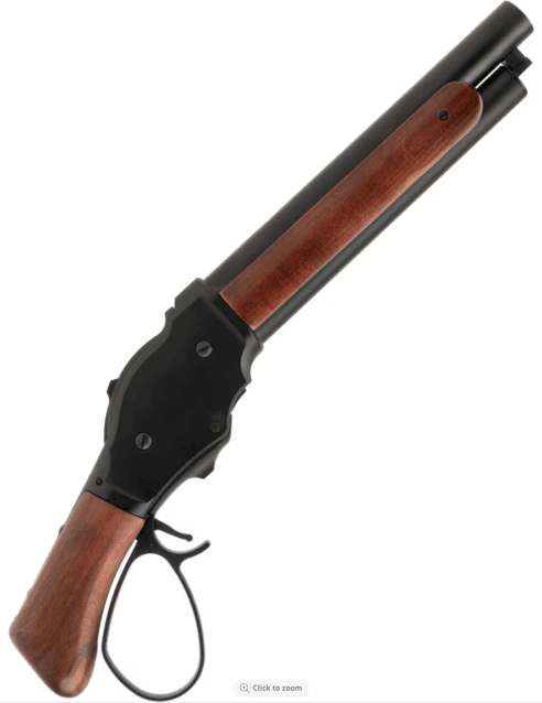 Golden Eagle M1887 Gas Shell Ejecting Lever-Action Shotgun; Sawn-off, Black - Golden Eagle - view 2