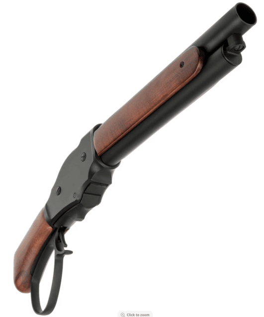 Golden Eagle M1887 Gas Shell Ejecting Lever-Action Shotgun; Sawn-off, Black - Golden Eagle - view 3