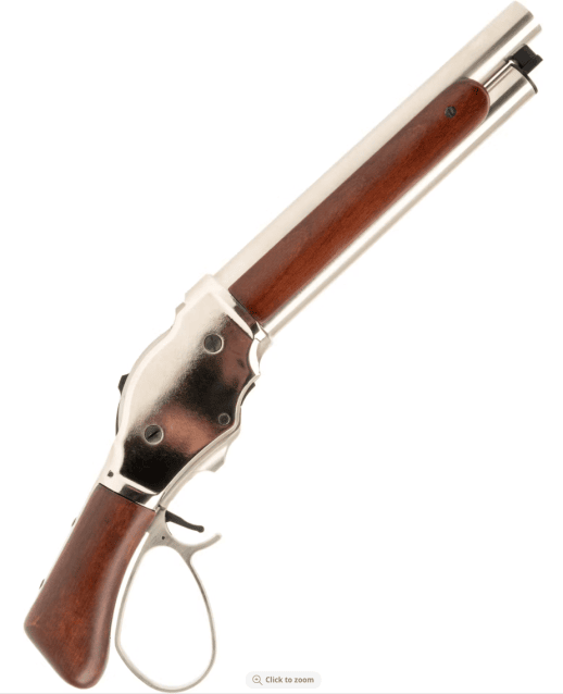 Golden Eagle M1887 Gas Shell Ejecting Lever-Action Shotgun; Sawn-off, Chrome - Golden Eagle - view 2
