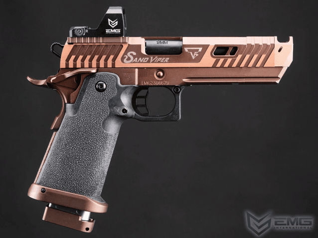 EMG x TTI 2011 JW4 Sand Viper (2024 Updated Version) - Airsoft Hi Capa Pistols - view 3