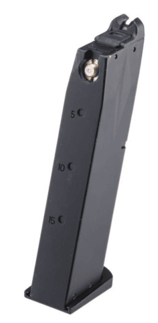 Double Bell M9 Series Gas Magazine (Black - 726J) - Airsoft Pistol Magazines - view 2