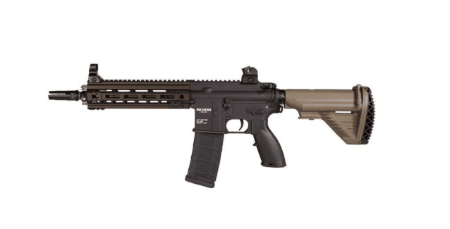 Rossi M4 Neptune DEVGRU-T 9 inch (ETU Programmable Trigger - Tan) - All AEG Airsoft Rifles