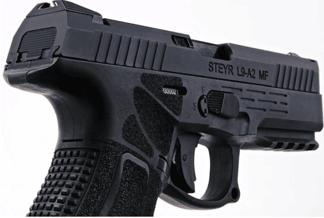 KJWorks ASG Steyr L9-A2 Gas Blowback Pistol - All Airsoft Gas Pistols - view 4