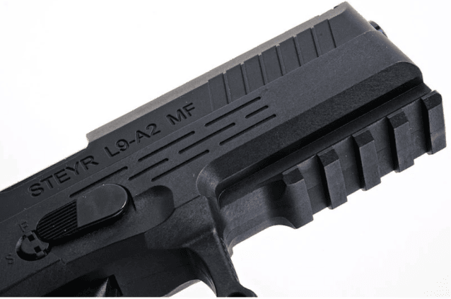 KJWorks ASG Steyr L9-A2 Gas Blowback Pistol - All Airsoft Gas Pistols - view 5