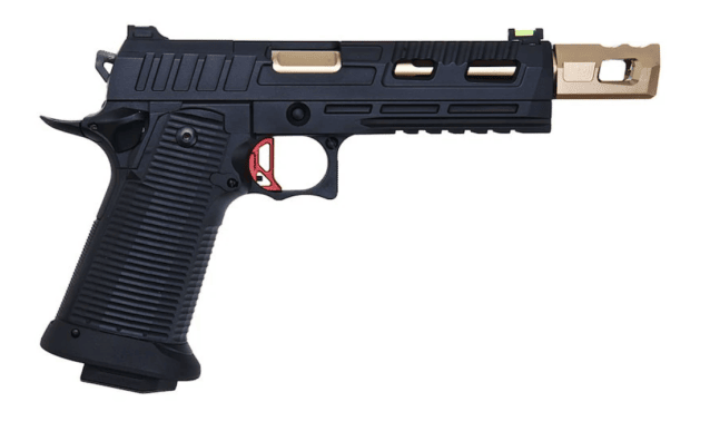 KJWorks KP19 Hi-Capa Optic Ready with Compensator Gas Blowback Pistol - Airsoft Hi Capa Pistols - view 5