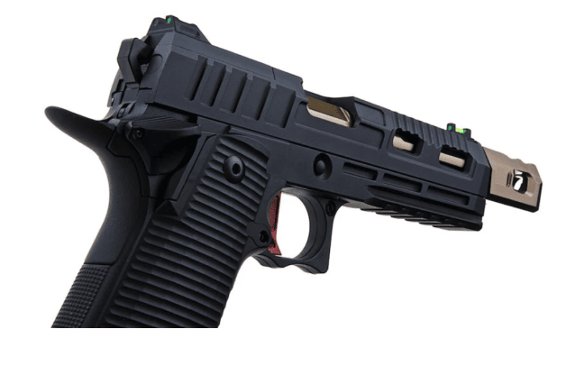 KJWorks KP19 Hi-Capa Optic Ready with Compensator Gas Blowback Pistol - Airsoft Hi Capa Pistols - view 6