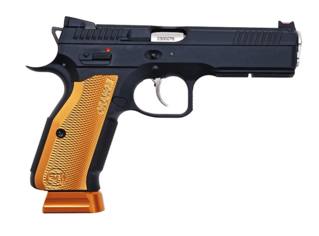 KJWorks CZ Shadow 2 Gas Blowback Pistol Orange - All Airsoft Gas Pistols - view 6