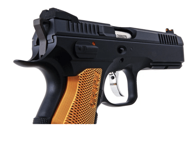 KJWorks CZ Shadow 2 Gas Blowback Pistol Orange - All Airsoft Gas Pistols - view 7