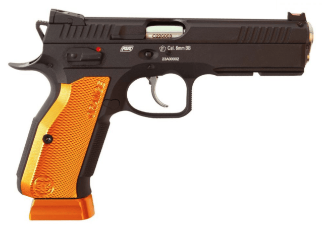 KJWorks CZ Shadow 2 Gas Blowback Pistol Orange - All Airsoft Gas Pistols - view 3