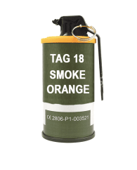 Tag Innovations tag-18 Orange White Screen Hand Grenade (pack of 6)
