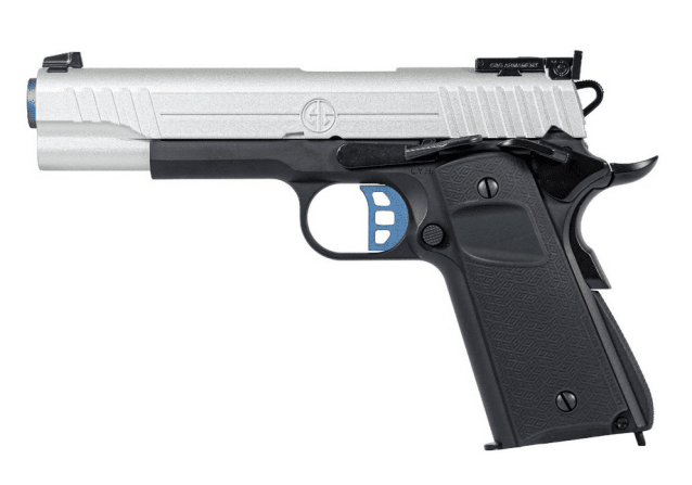 G&G GX45 MkI (EU) (Silver) Gas Blow Back Pistol - Airsoft Hi Capa Pistols - view 3