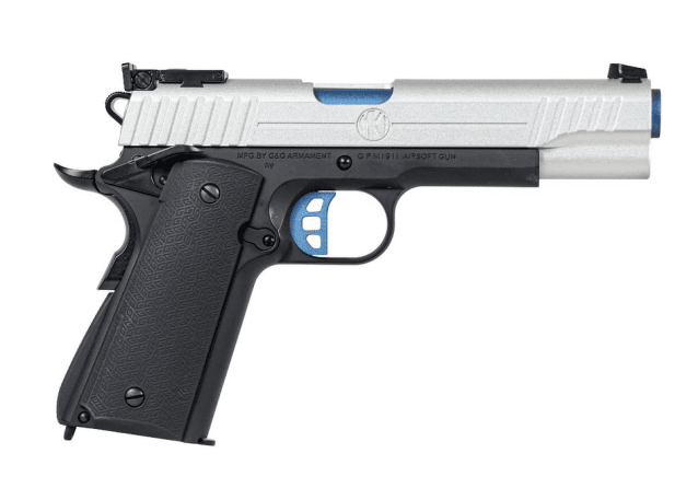 G&G GX45 MkI (EU) (Silver) Gas Blow Back Pistol - Airsoft Hi Capa Pistols - view 2