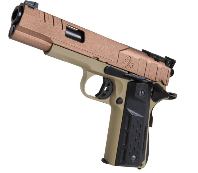 G&G GX45 MKV EU Gas Blow Back Pistol (Tan) - Airsoft G Series / EU Series - view 4