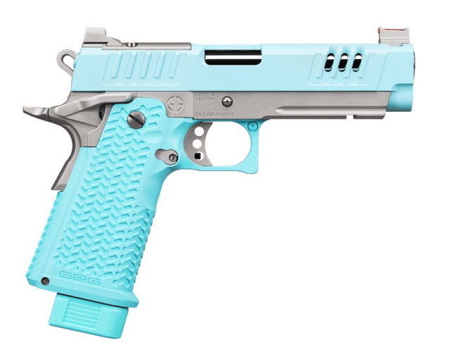G&G STP 45 Pro Macaron Blue Gas Blow Back Pistol - All Airsoft Gas Pistols - view 3