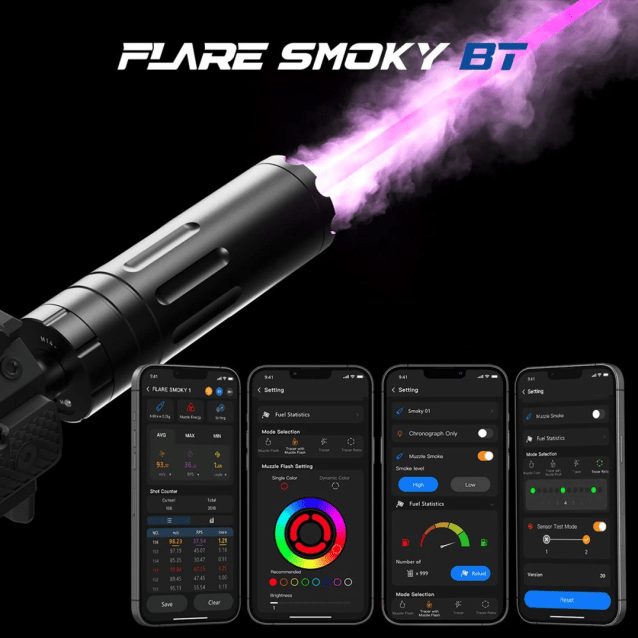 E-Shooter SMOKY FLARE TRACER UNIT (BT) - Airsoft Tracer Unit - view 2