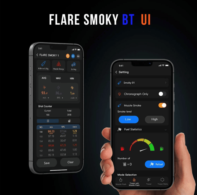 E-Shooter SMOKY FLARE TRACER UNIT (BT) - Airsoft Tracer Unit - view 4