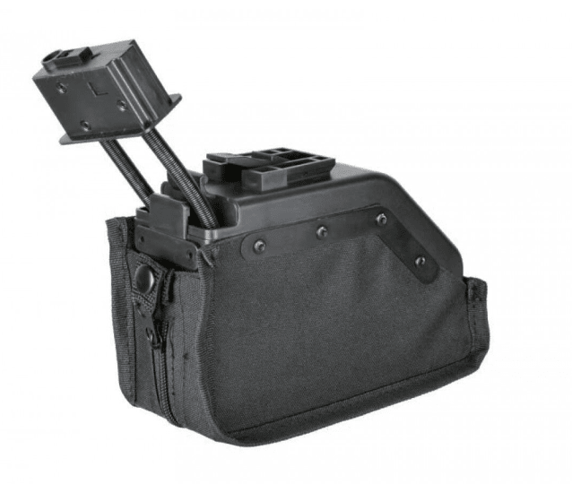 Raven Evolution LMG249 Drum Magazine - Black - Airsoft Support Gun Magazine