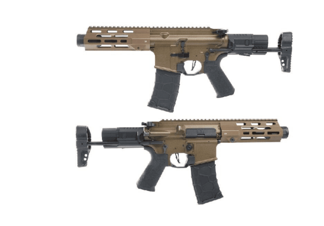 VFC AVALON CALIBUR II PDW AEG w/ Built-In GATE ASTER + Maple Leaf Internals - Tan - VFC - view 2