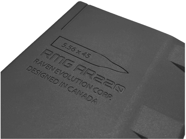 Raven Evolution RMG AR220 extra capacity silent midcap magazine - Black - Airsoft AEG Magazines - view 2
